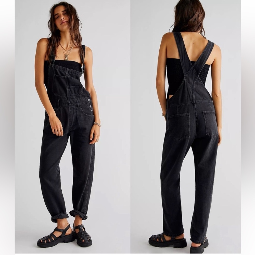 We The Free Ziggy Denim Overall Straight Leg